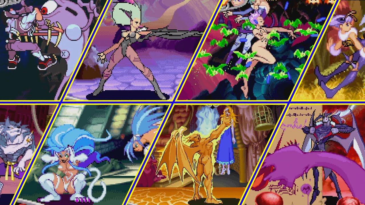 Darkstalkers Vampire Savior - All EX Supers