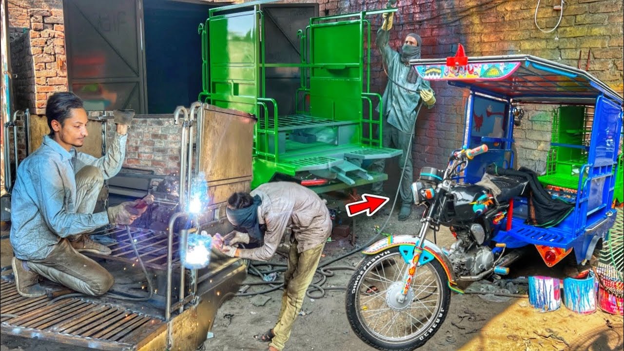 How Auto Rickshaw Are Made in Factory || Production Richshaw Gari
