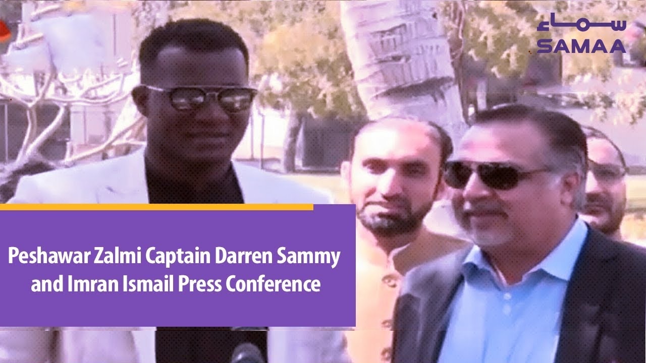 Peshawar Zalmi Captain Darren Sammy and Imran Ismail Press Conference | SAMAA TV