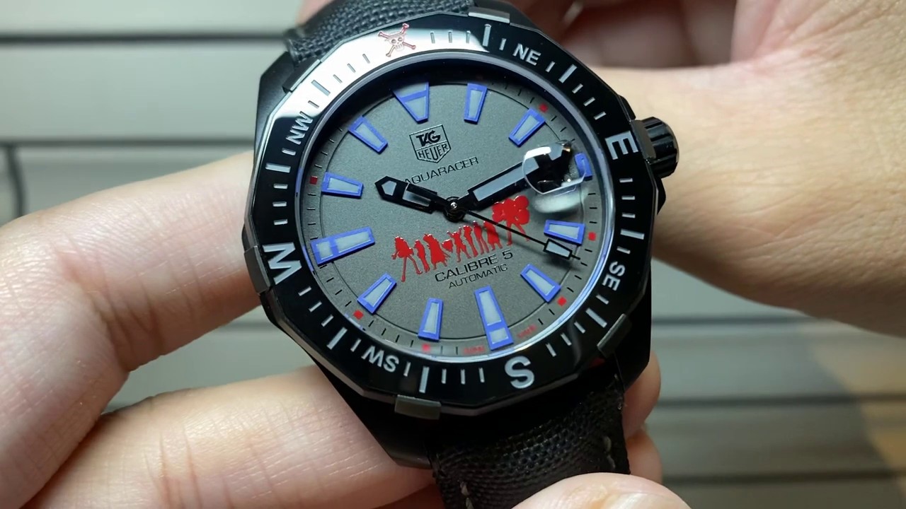 第240集 海賊王 One Piece X Tag Heuer Aquaracer 限量版/紅色友情藍色大海/進撃年輕市場