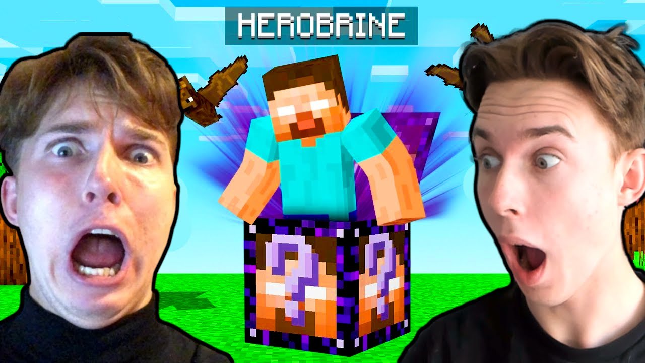 Lucky Block Krig: EMIL DRILLER!! - Dansk Minecraft