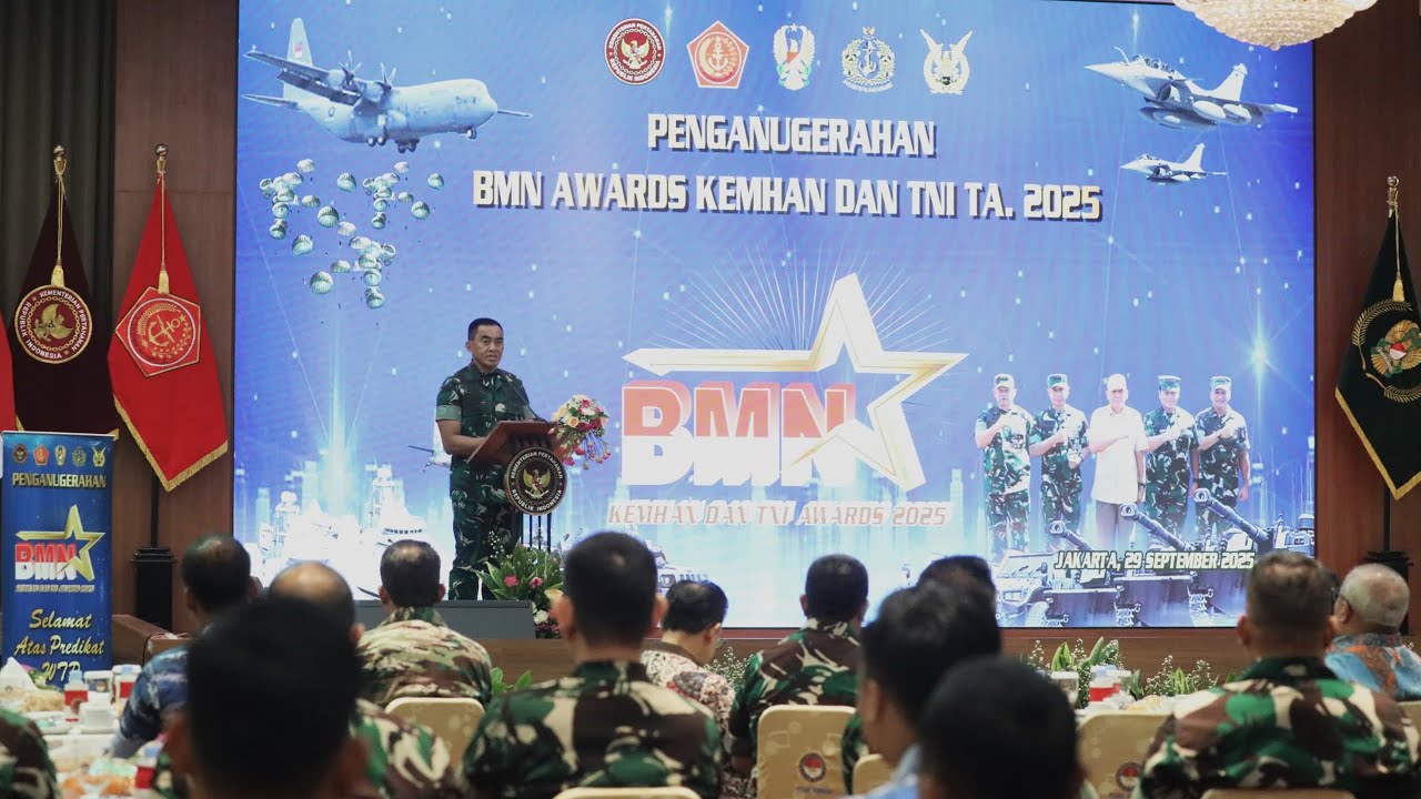 Kementerian Pertahanan menggelar Penganugerahan BMN Awards Kemhan dan TNI TA 2025