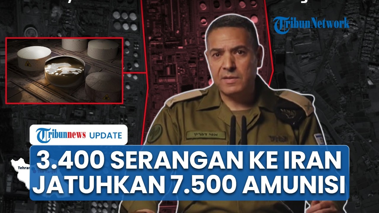 IDF Klaim Luncurkan 3.400 Serangan di Iran dan 600 Target Hizbullah di Lebanon Secara Masif