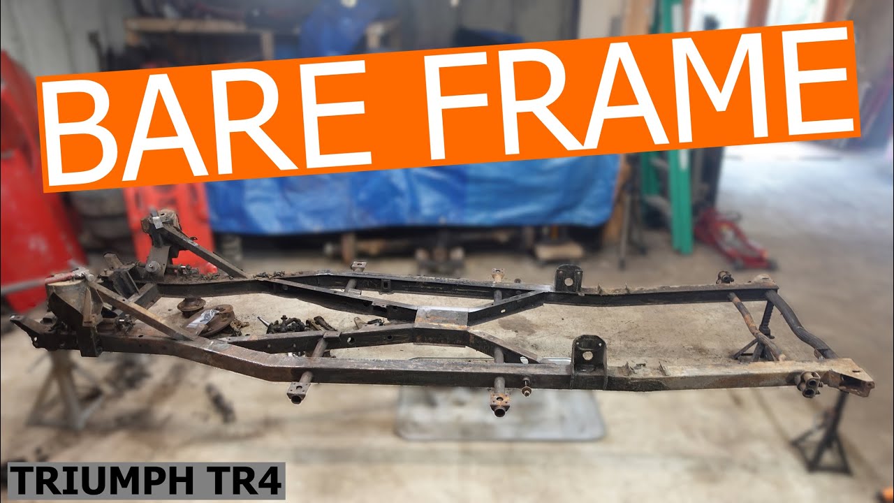 Triumph TR4 - Stripping the Frame | Roundtail Restoration