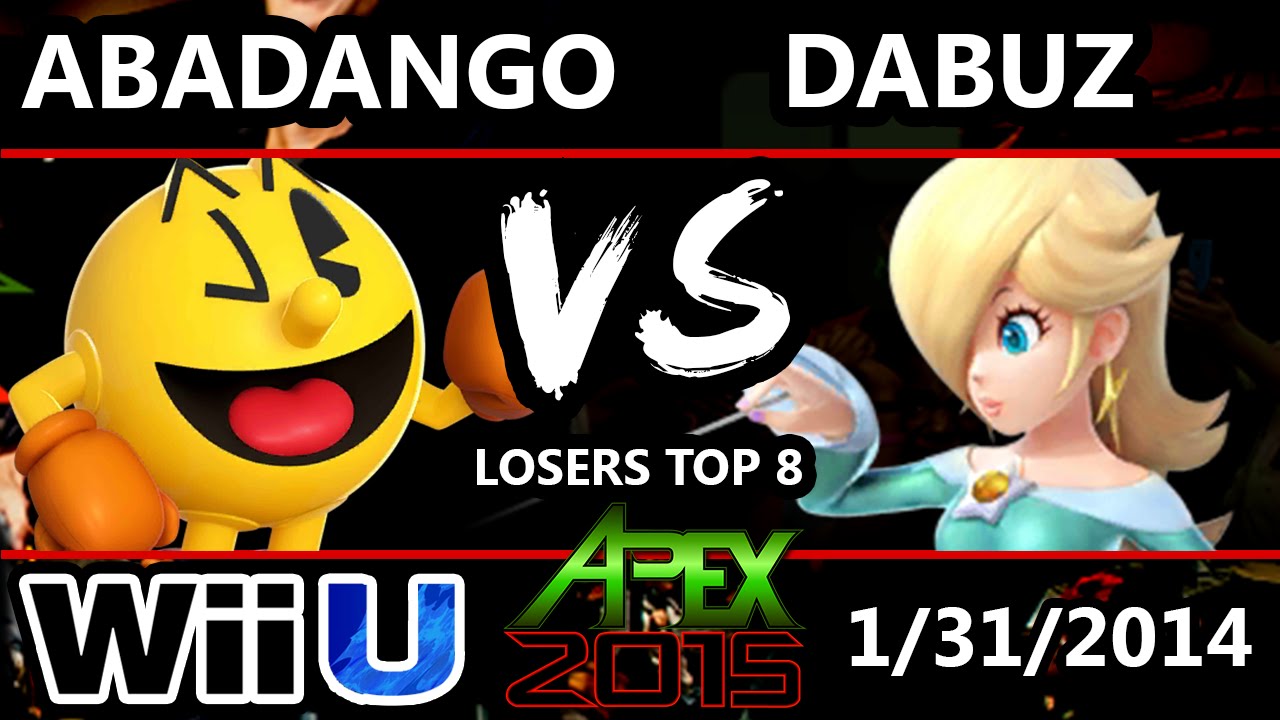 Apex 2015 - Dabuz (Rosalina) Vs. Abadango (Pac-Man) - Losers Top 8 - Smash Wii U