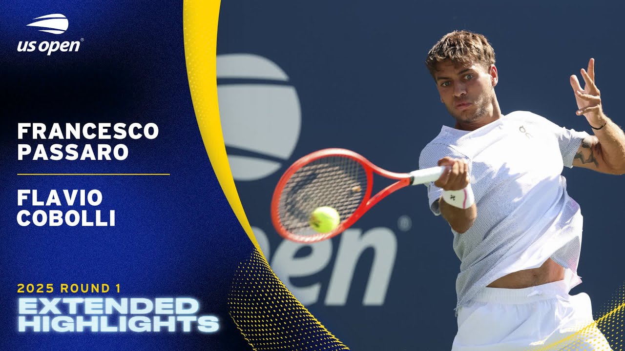 Francesco Passaro vs. Flavio Cobolli Extended Highlights | 2025 US Open
