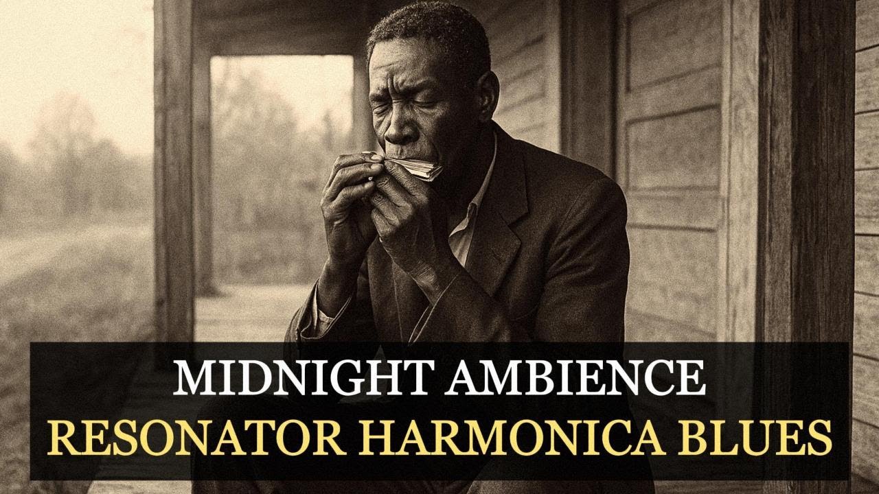 Best Delta Harmonica Blues • Midnight Ambience • Delta Shadows (Son House Inspired) 🖼️💀