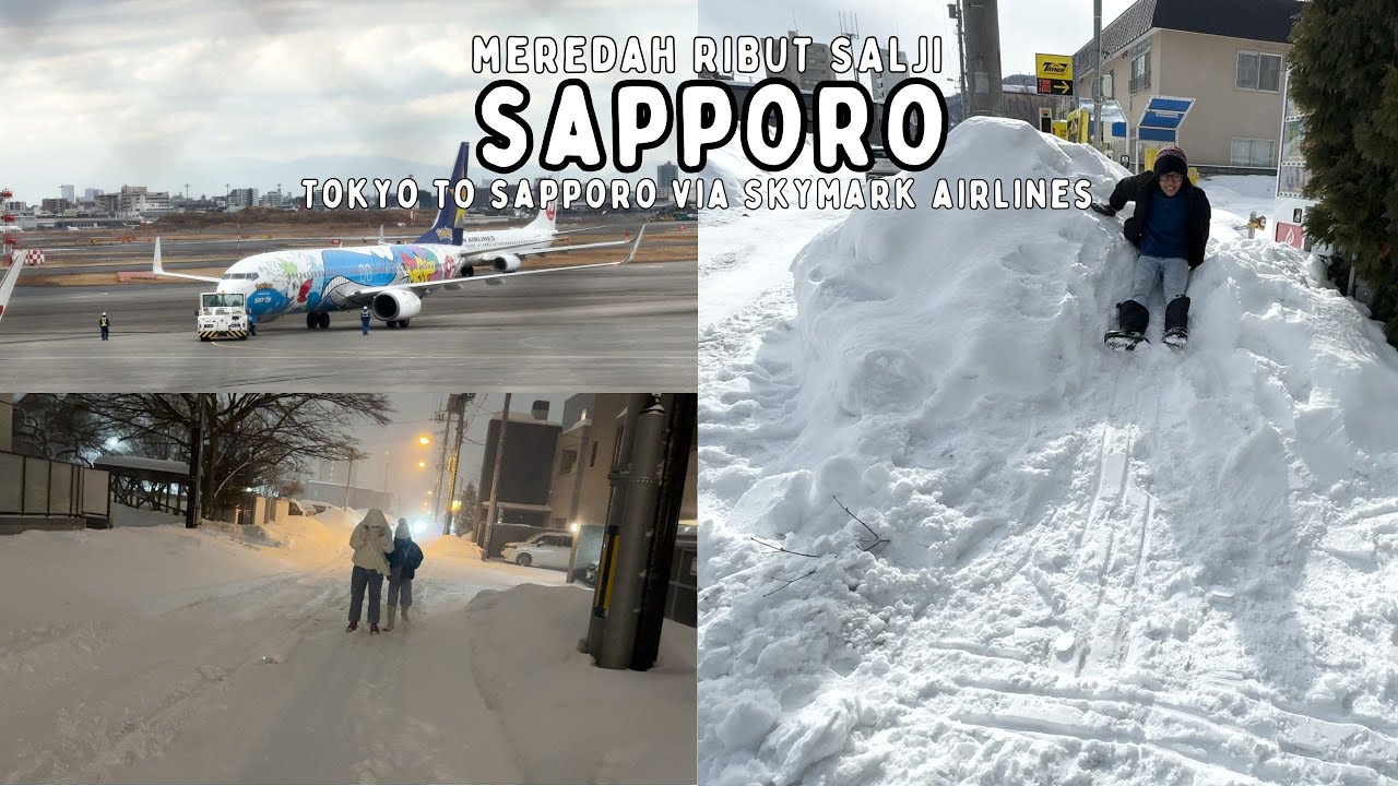 Family Travel Japan | Sapporo | Skymark Airlines | Heavy Snow