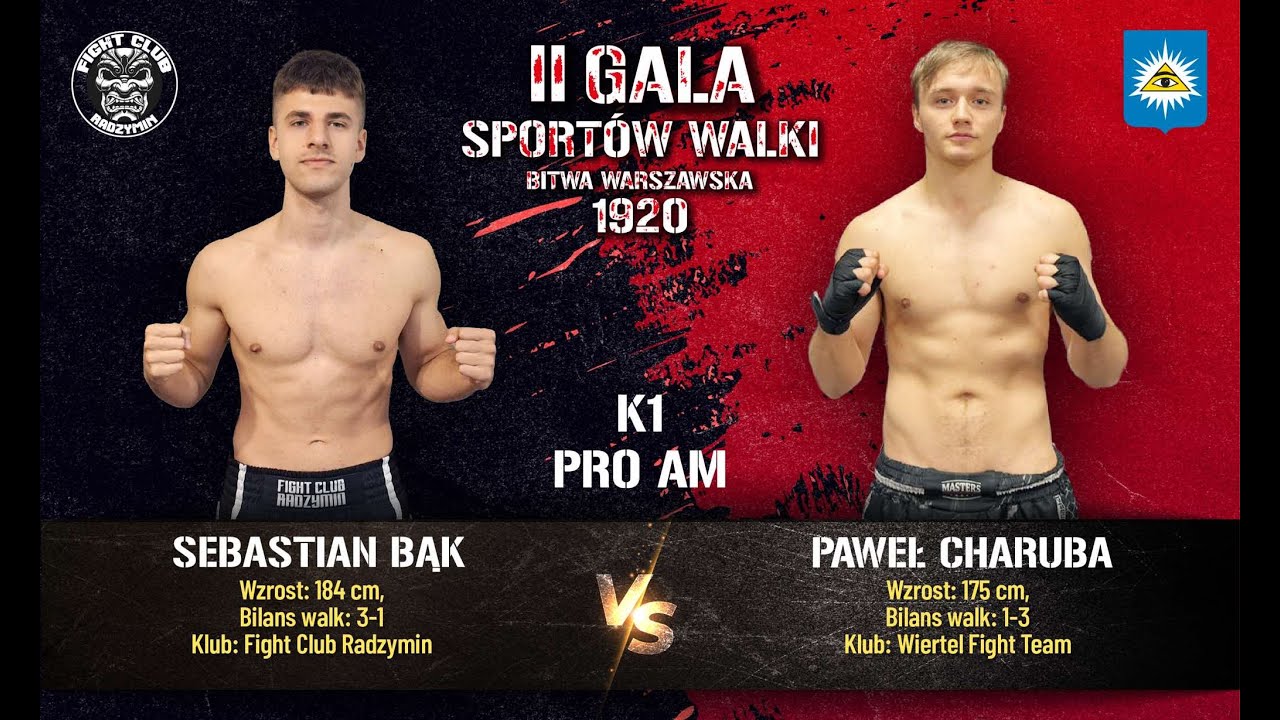 Sebastian Bąk vs Paweł Charuba II Gala Sportów Walki 