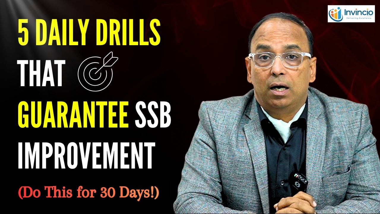 5 Daily Drills That GUARANTEE SSB Improvement | Do This for 30 Days | SSB 2026 Preparation