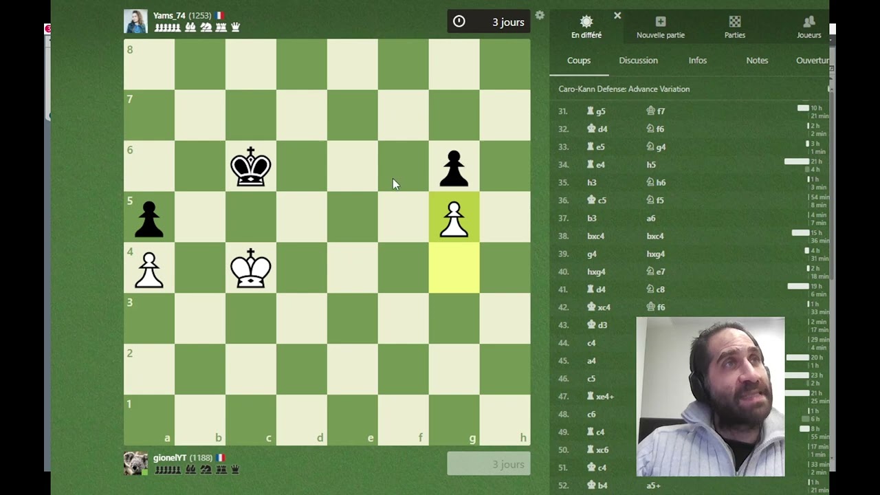 Un principe vraiment utile en finale de pions!
