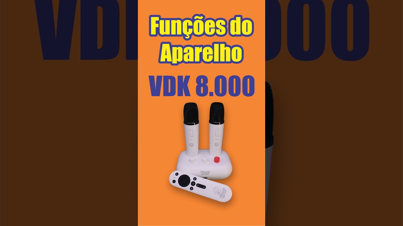 Videokê VDK 8000 - Funções do Aparelho