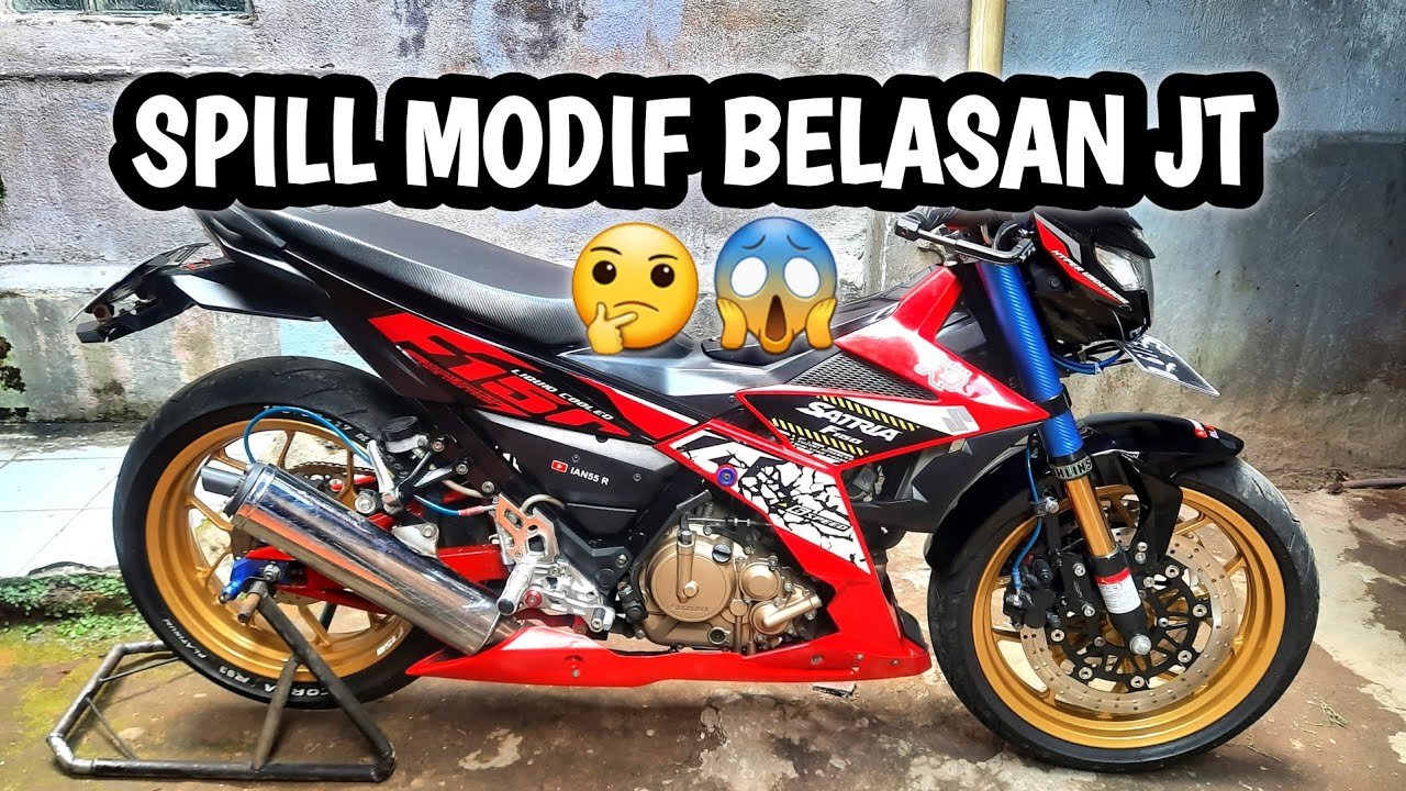SPILL DAN TOTAL MODIFIKASI GAMBOT SATRIA FU INJEKSI