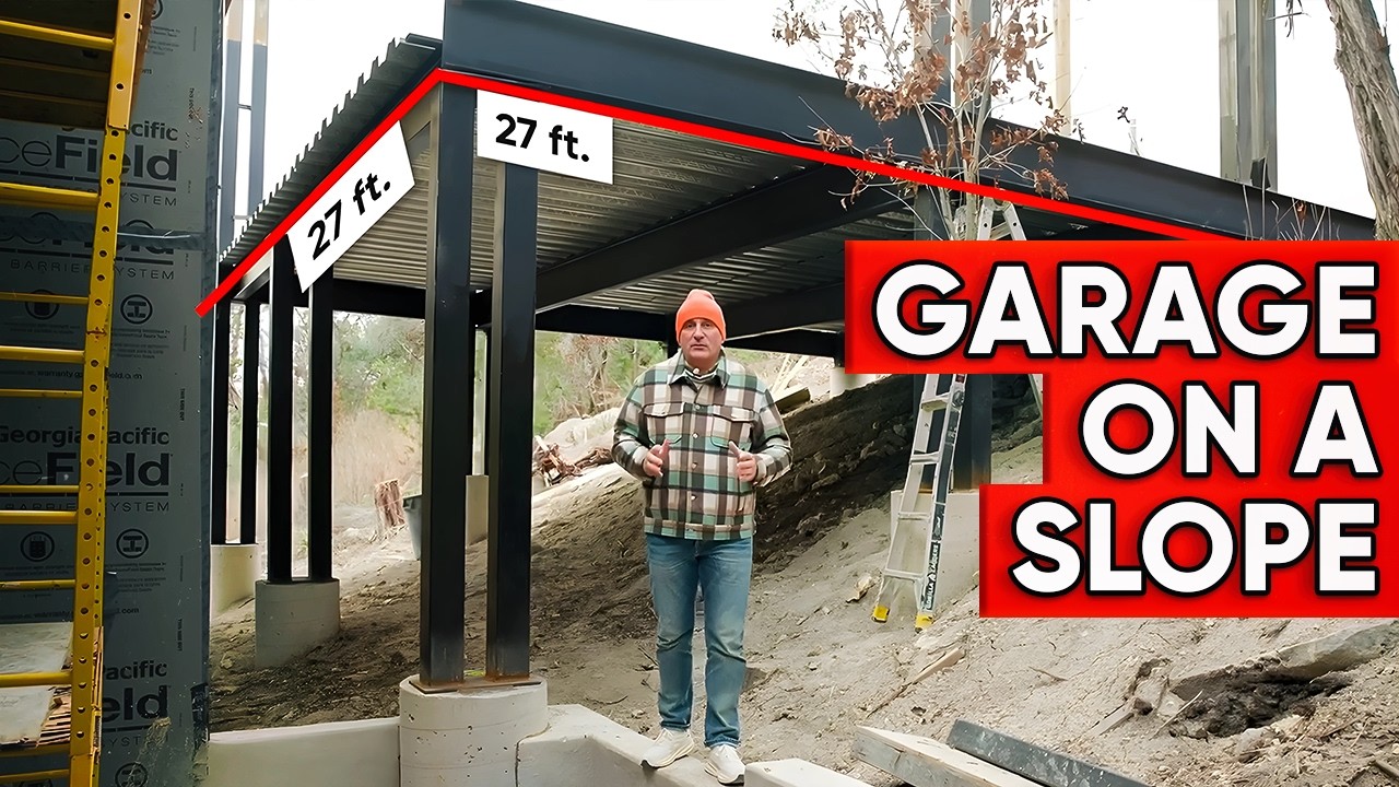 Building on Slope: Most People Said This Garage Couldn't Be Built