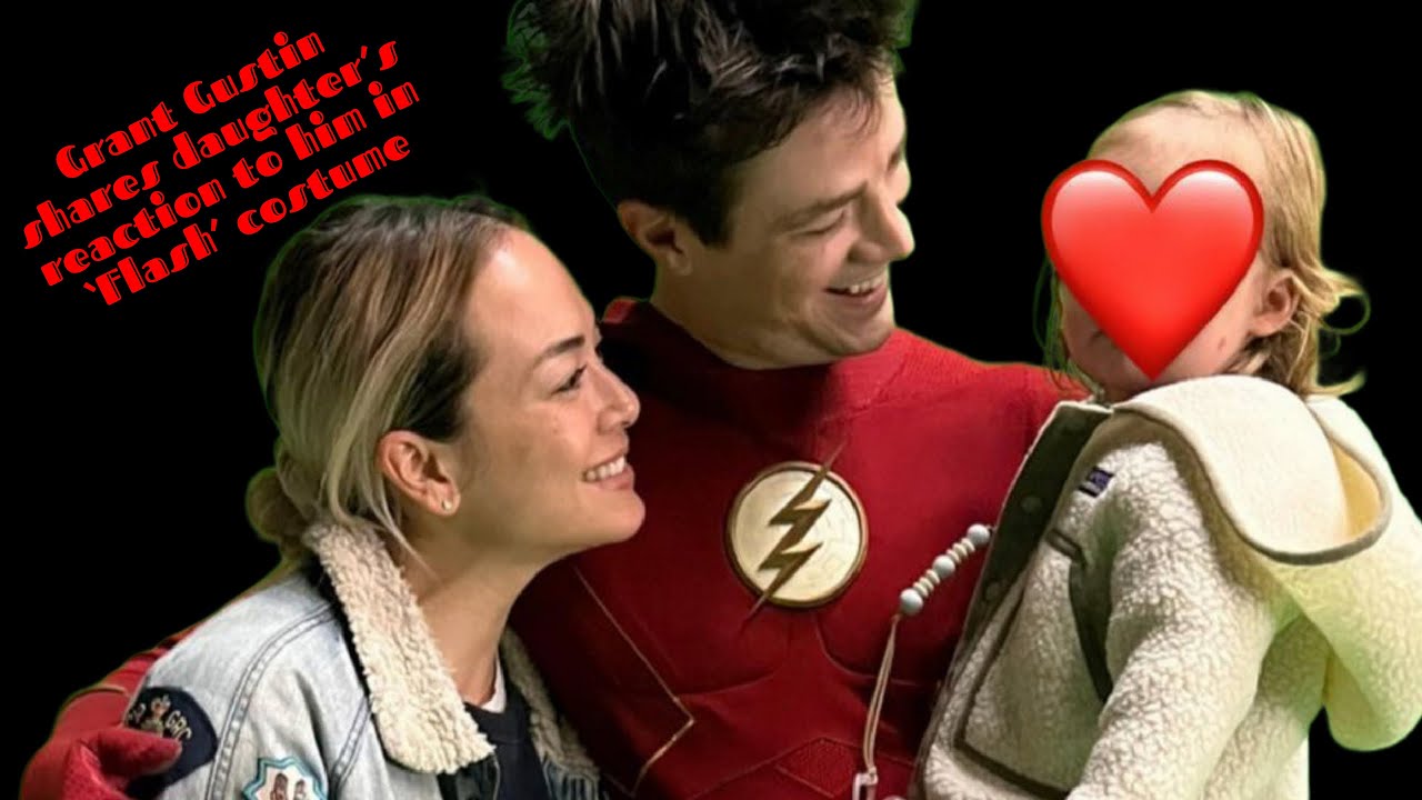 (っ◔◡◔)っ ♥ Grant Gustin Shares Daughter’s Reaction To Him In ‘FLASH’ Costume - Reaction ⚡⚡