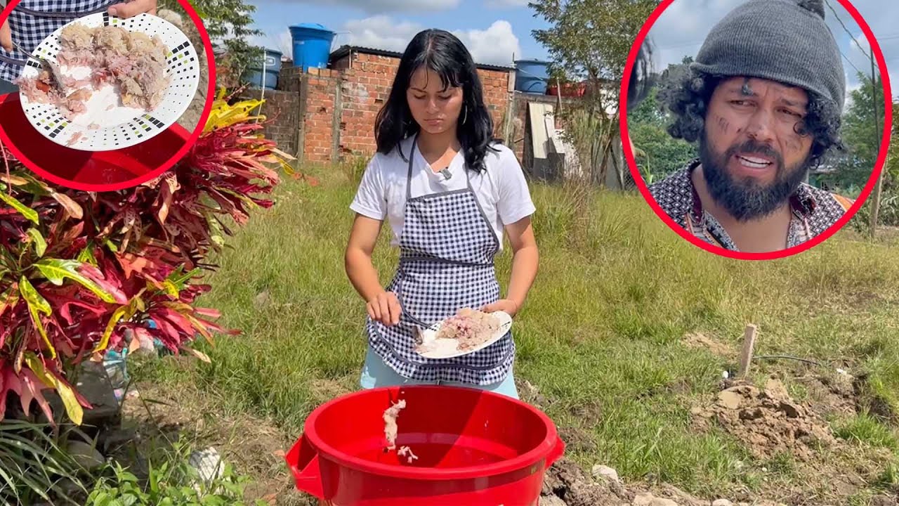 botó comida en frente de alguien que la necesitaba y mira lo que pasó después