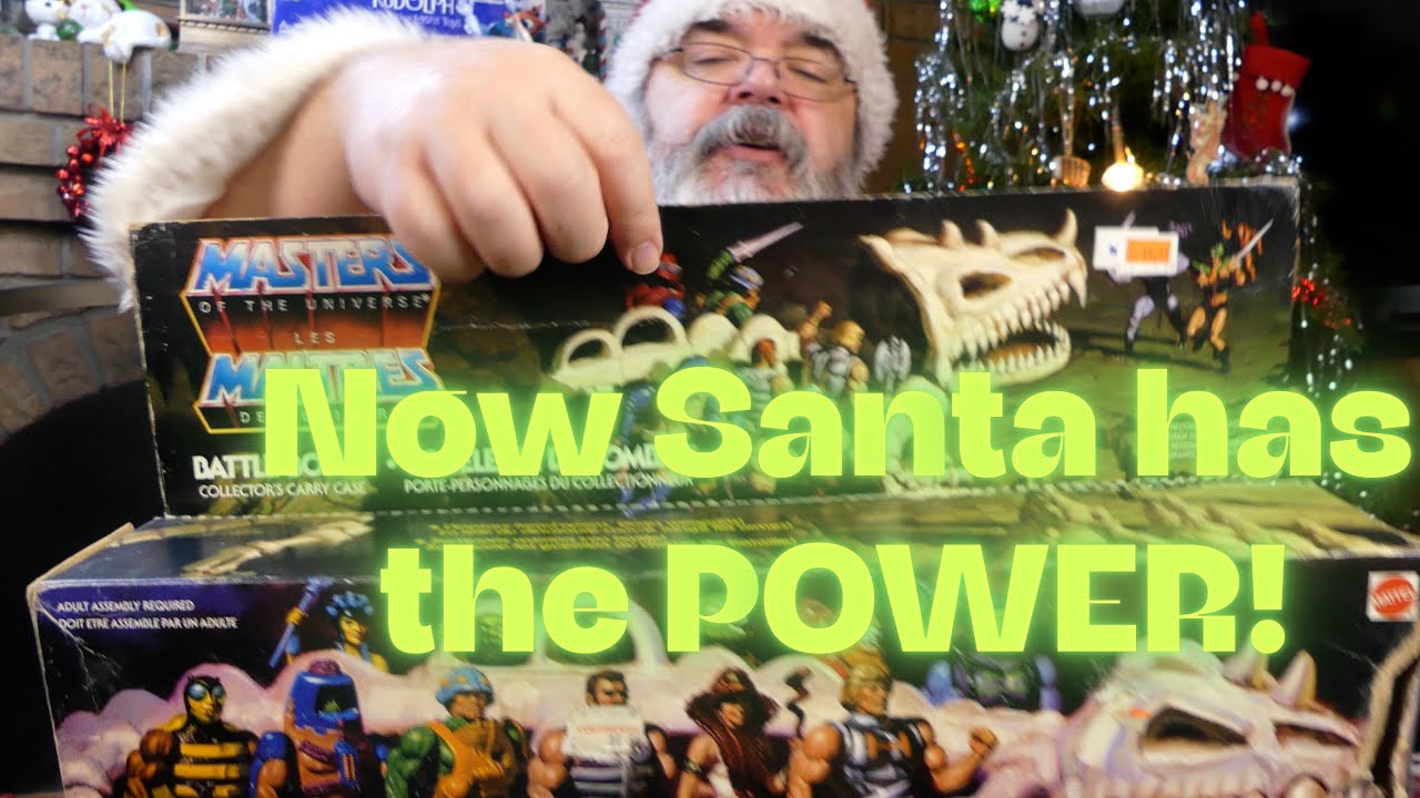 Santa unboxing more Masters of the Universe for Christmas! #heman #toys #christmas #1980s #80s #joy