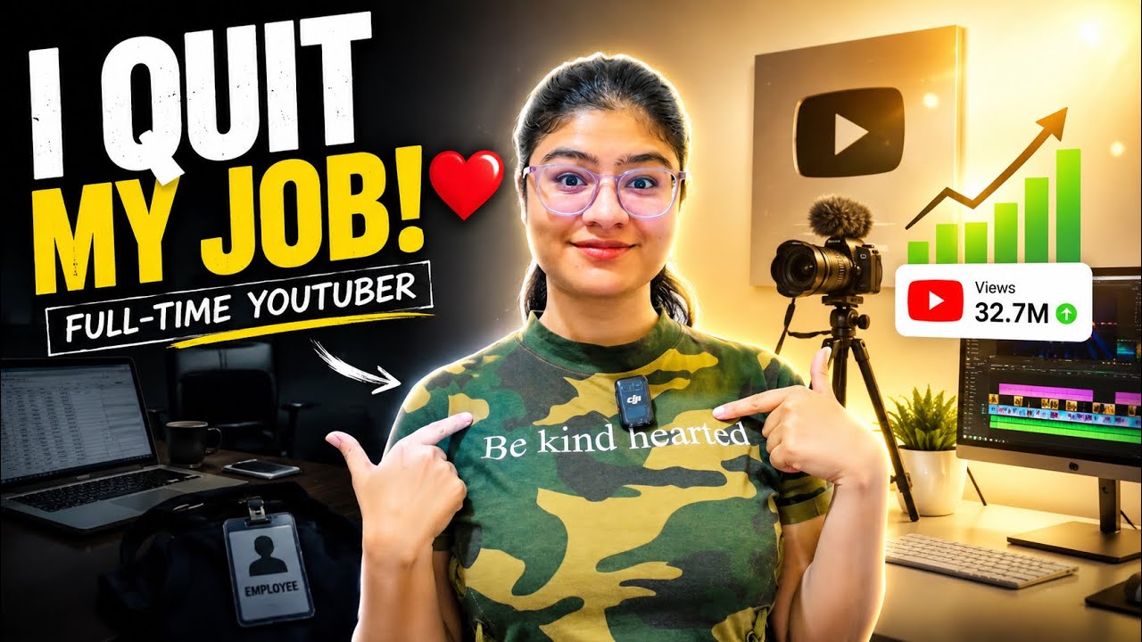 I Quit My Job To Become A Full-Time YouTuber ❤️ | My Biggest Decision Yet