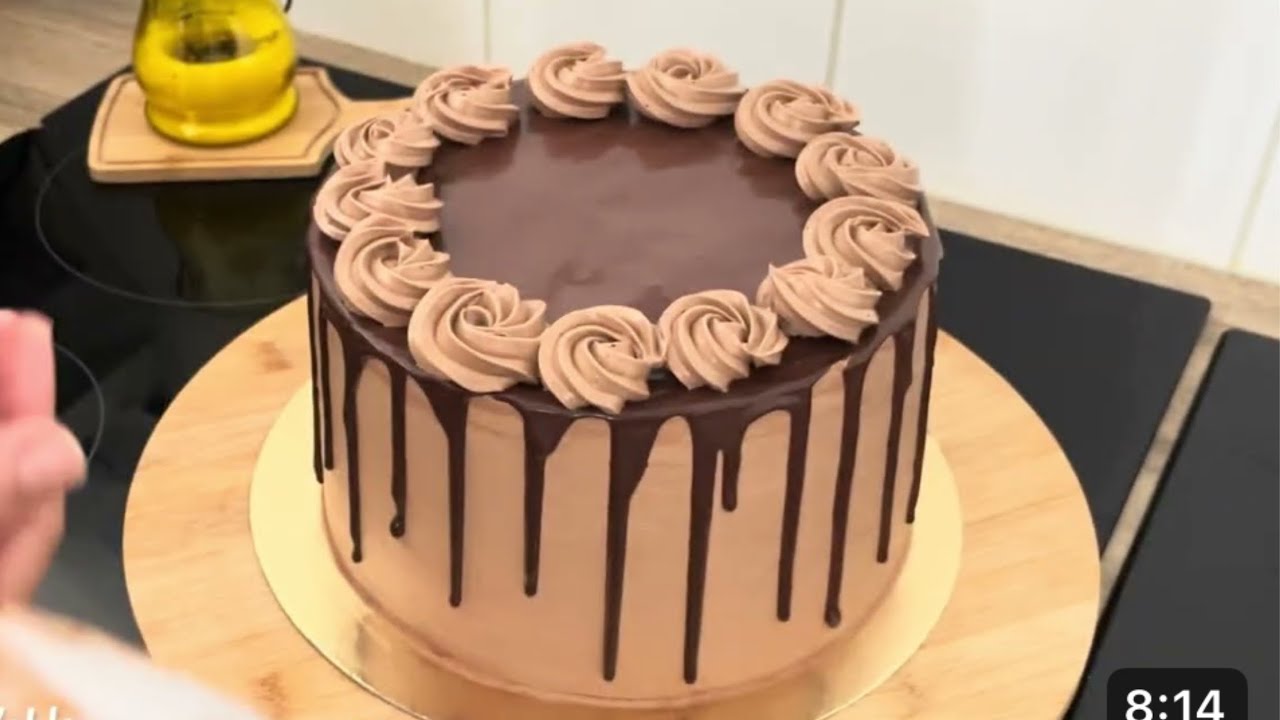 Layer  Cake  chocolat / comment faire les coulures 