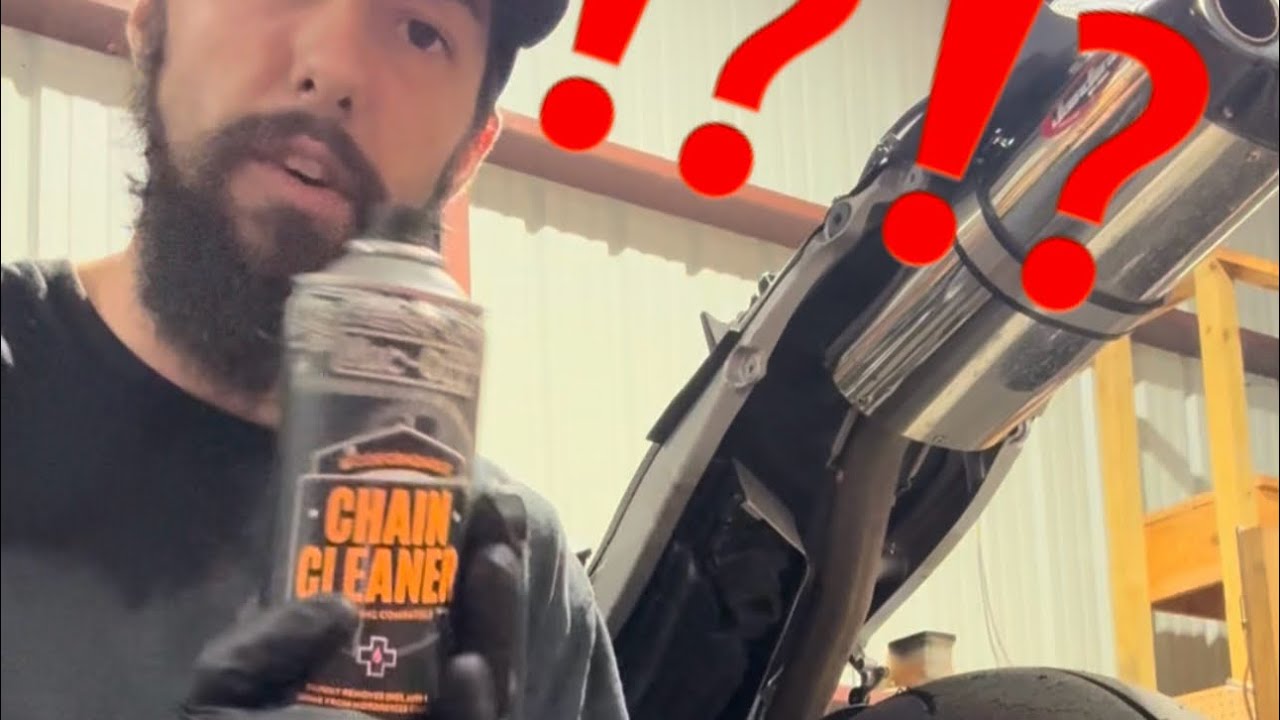 Motorcycle Chain Maintenance for Dummies (with a dummie)