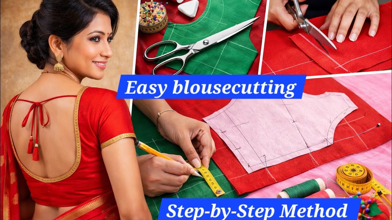 Cross cut lining blouse Cutting video|| plz subscribe to my channel 