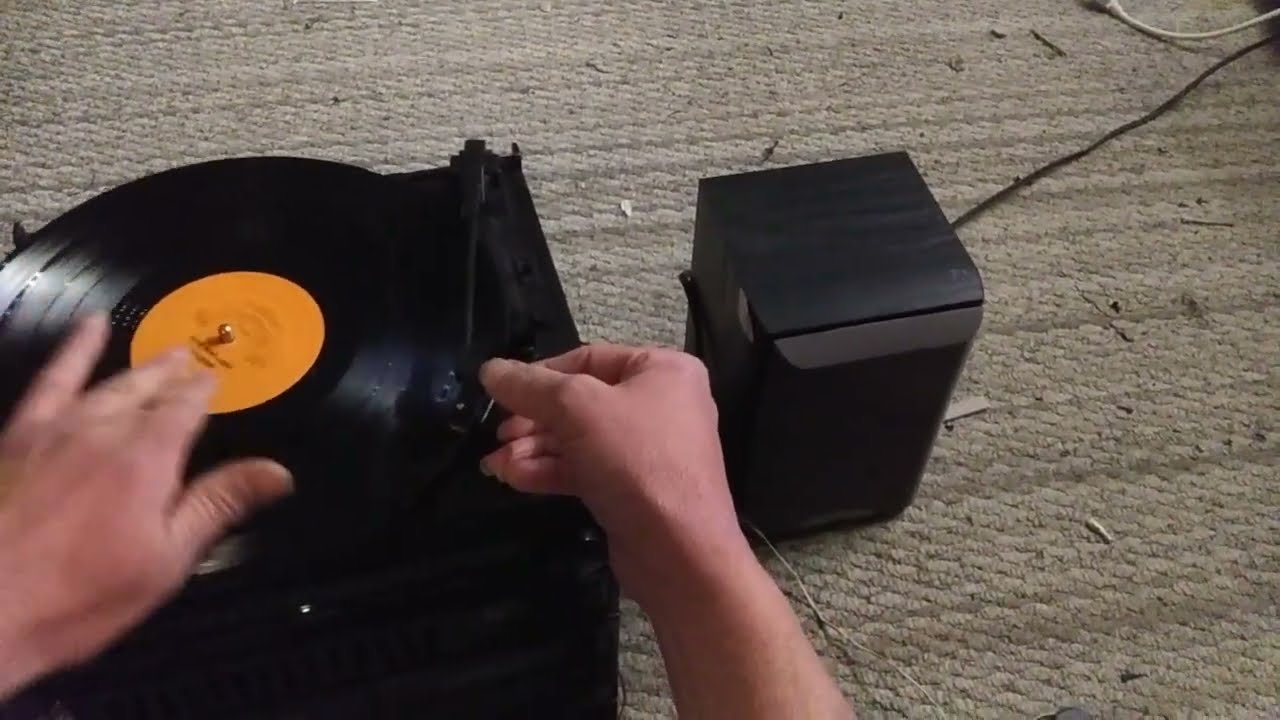 Remove pops and clicks from vinyl record