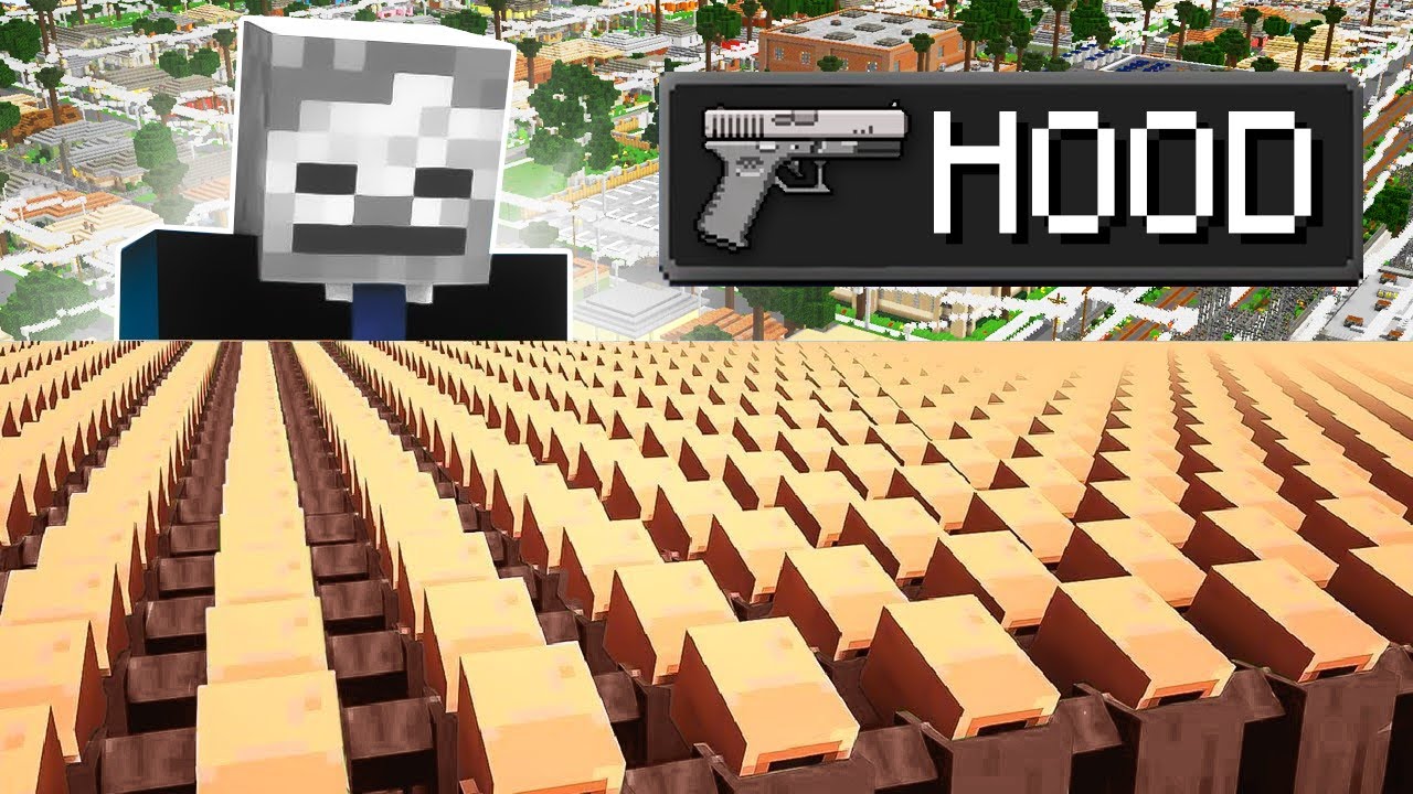 I Took 1,000,000 Villagers to The HOOD
