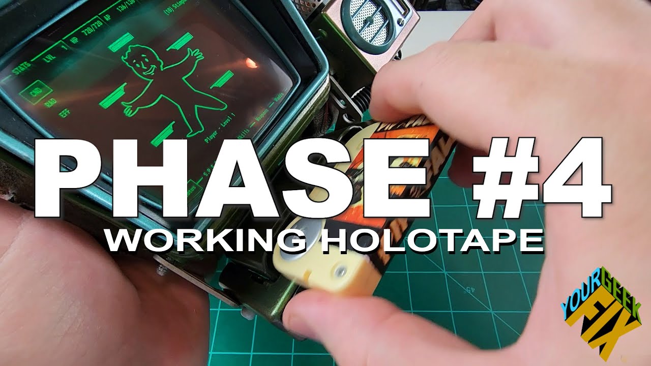 Как сделать настоящую рабочую голографическую запись Pip-boy 2000 – Phase 4