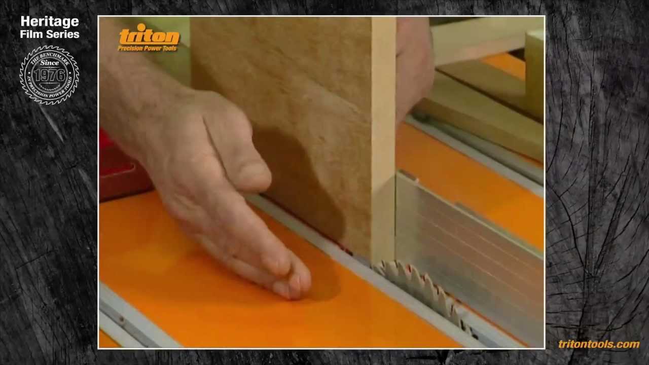 Edge Rebating With Triton Workcentre - Triton Heritage