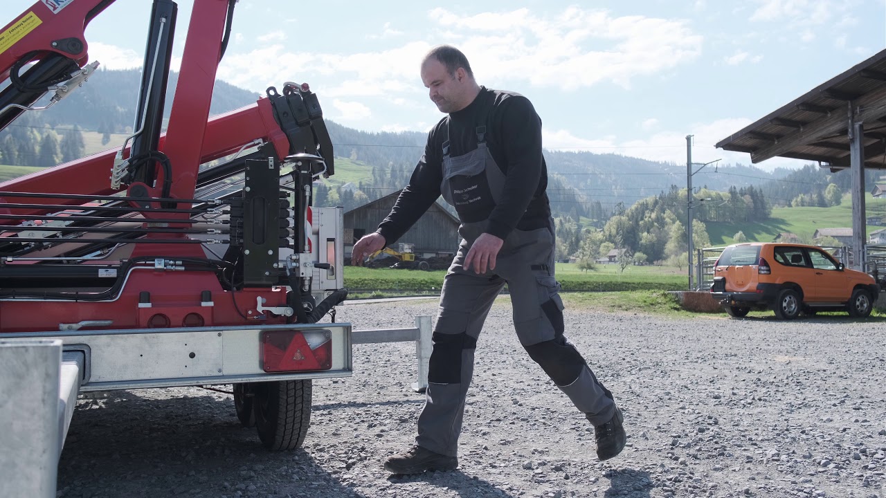 Krananhänger Schuler IronTech30 - Einsatzvorbereitung