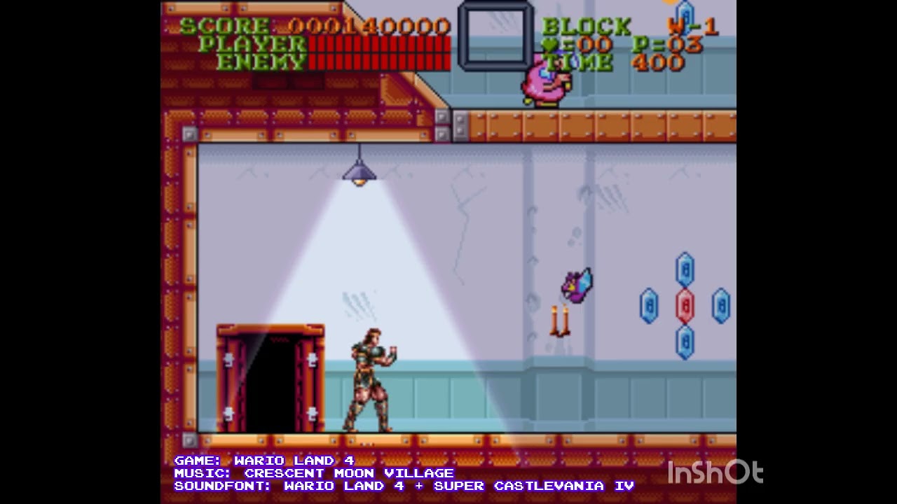Wario Land 4 - Crescent Moon Village (Wario Land 4 Soundfont + Super Castlevania IV Soundfont