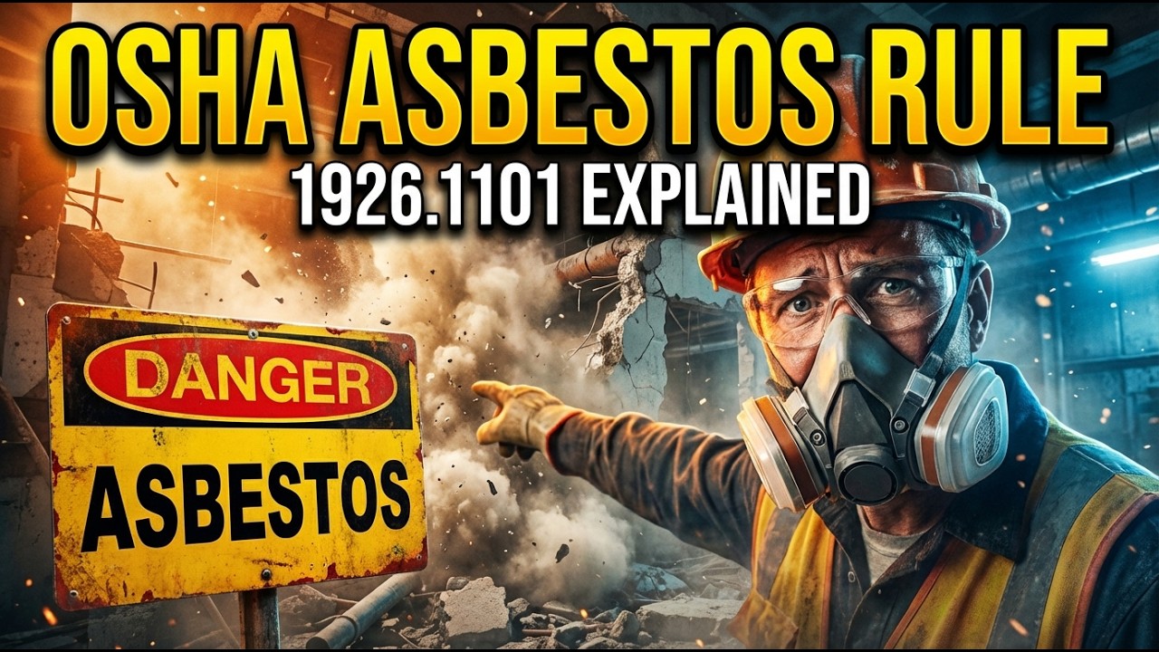 OSHA Asbestos Standard Explained: 29 CFR 1926.1101 | Construction Safety Guide