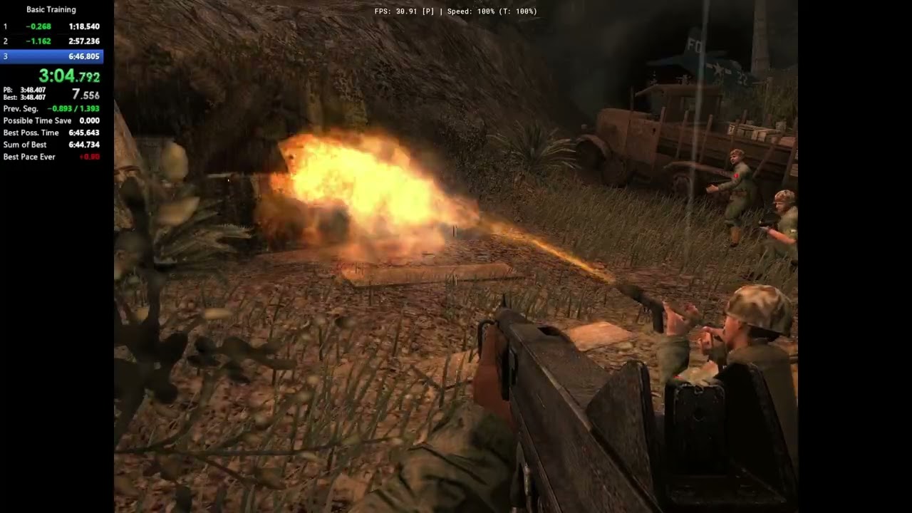 Cod: World at War - Final Fronts - Basic Training 6:46.667