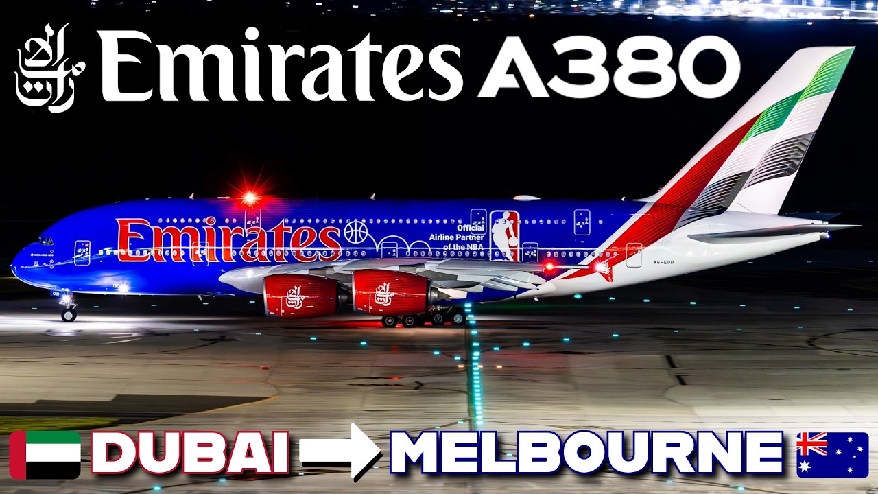 14 часов на борту самолета Emirates A380 эконом-класса по маршруту Дубай &mdash; Мельбурн.