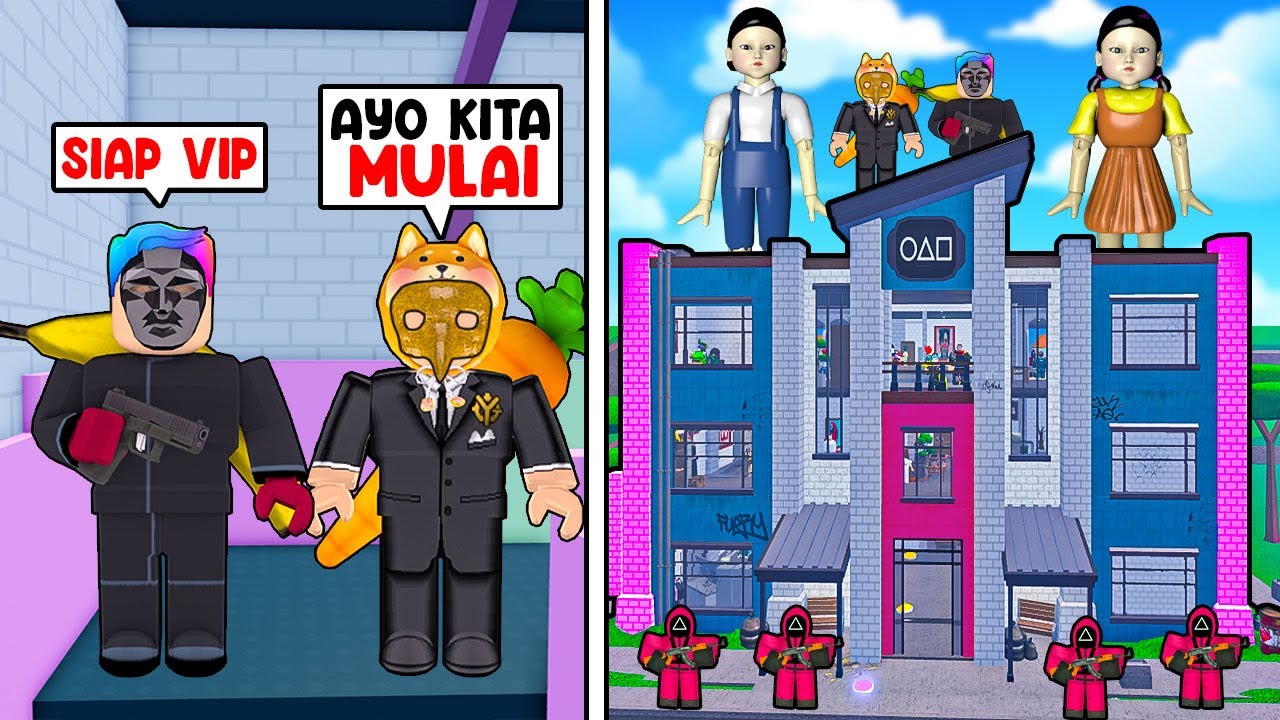 MELOBI DAN SKOBI MEMBUAT MARKAS PERMAINAN SQUID GAME 3 DAN MENJADI FRONT MAN DAN VIP