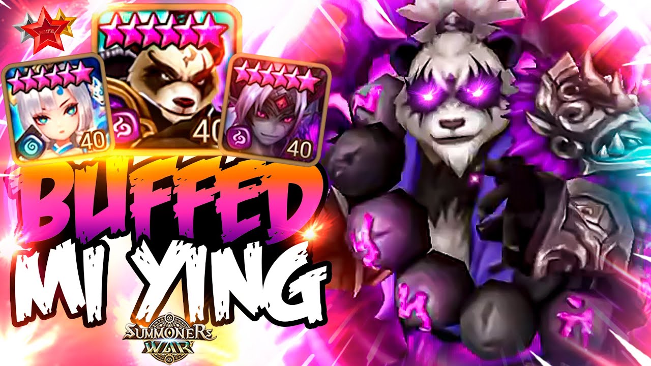 MORE TANKY? BUFFED MI YING (Dark Panda Warrior) - Summoners War