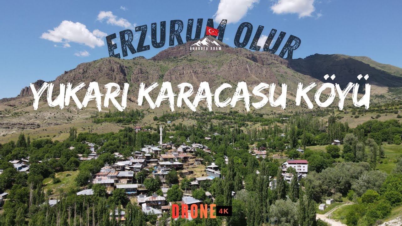 YUKARI KARACASU KÖYÜ DRONE ÇEKİMİ 4K