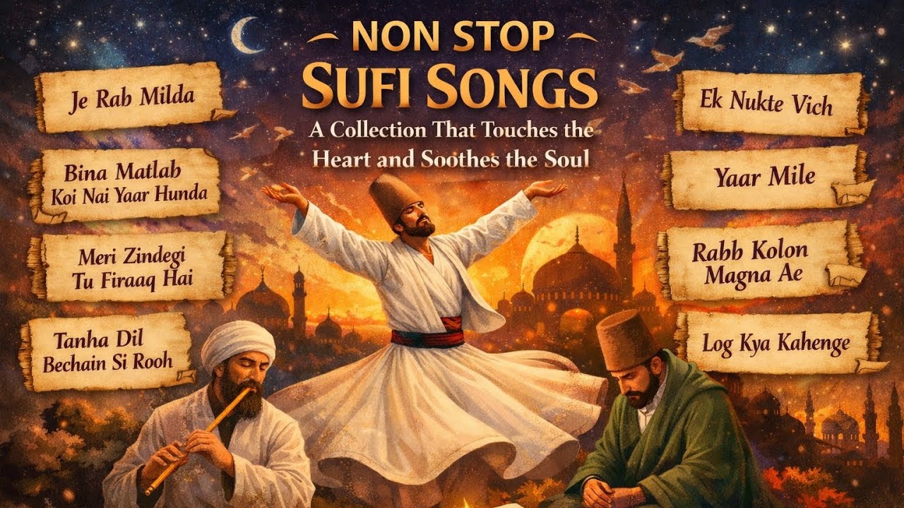 NON STOP SUFI SONGS | THE BEST SUFI MUSIC COLLECTION | SOUL-TOUCHING