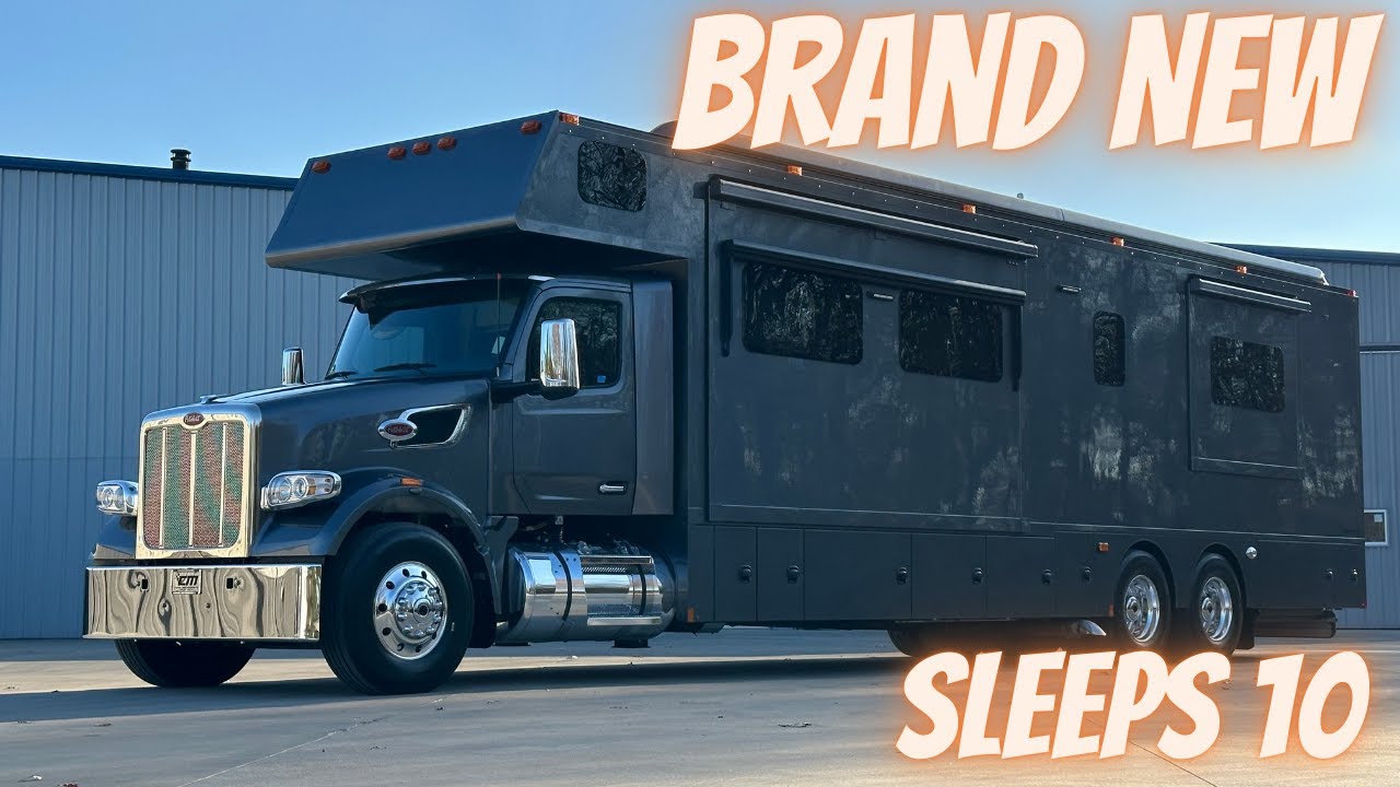 The PHANTOM! Brand NEW 2025 Renegade Classic 45CBF Super C Motorhome on a Peterbilt