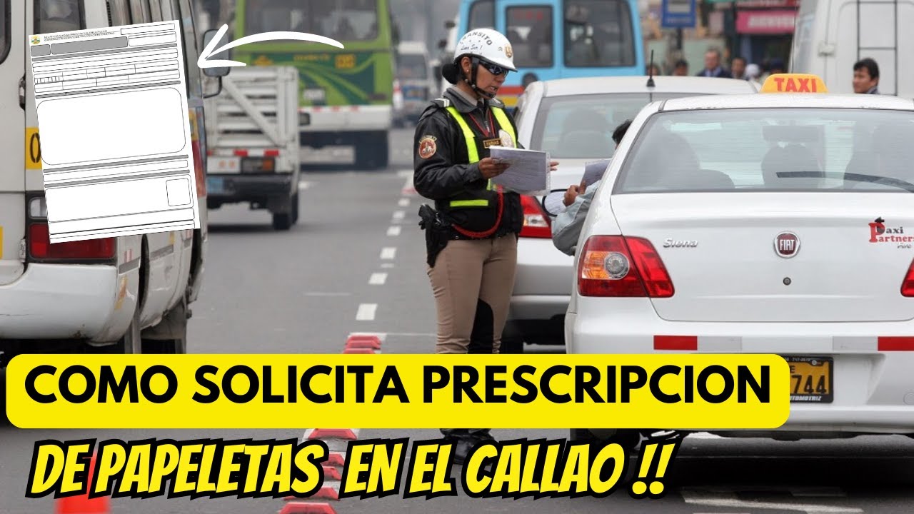 🥇como SOLICITAR PRESCRIPCION de PAPELETAS en el CALLAO ➤ PASO a PASO🥇