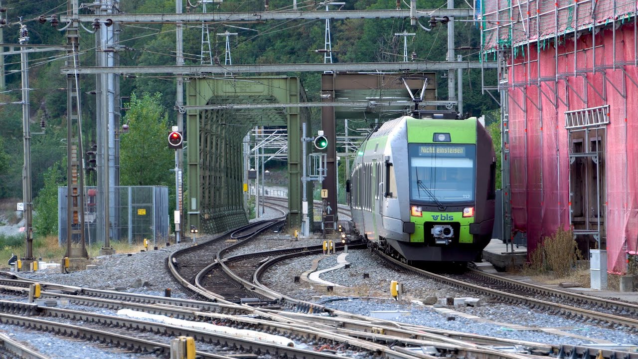 The Trains of Brig Switzerland