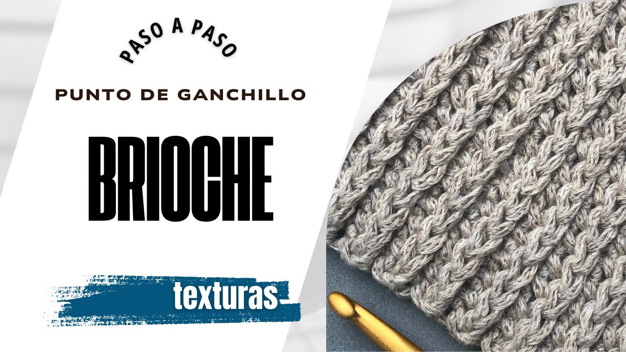 How to Make Crochet Look Like Knitting | Brioche Stitch | Punto Brioche de Ganchillo