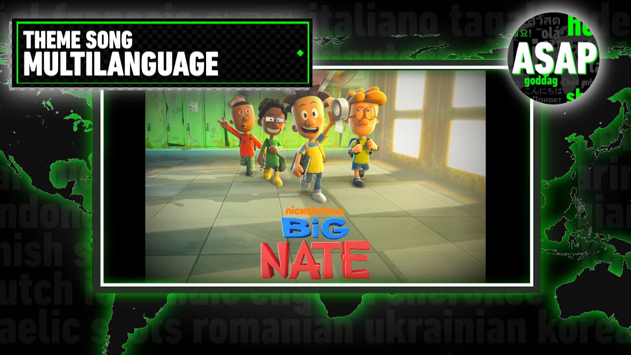 Big Nate Theme Song | Multilanguage (Requested)