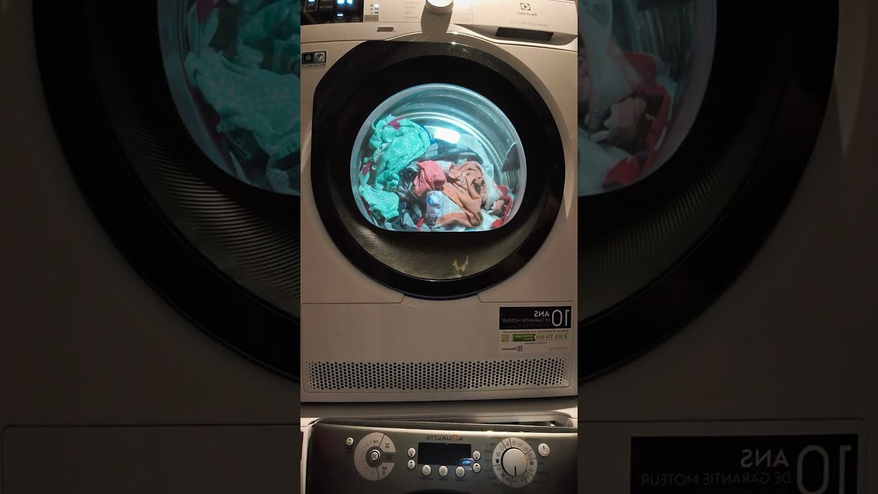 Début du séchage du sèche linge Electrolux 