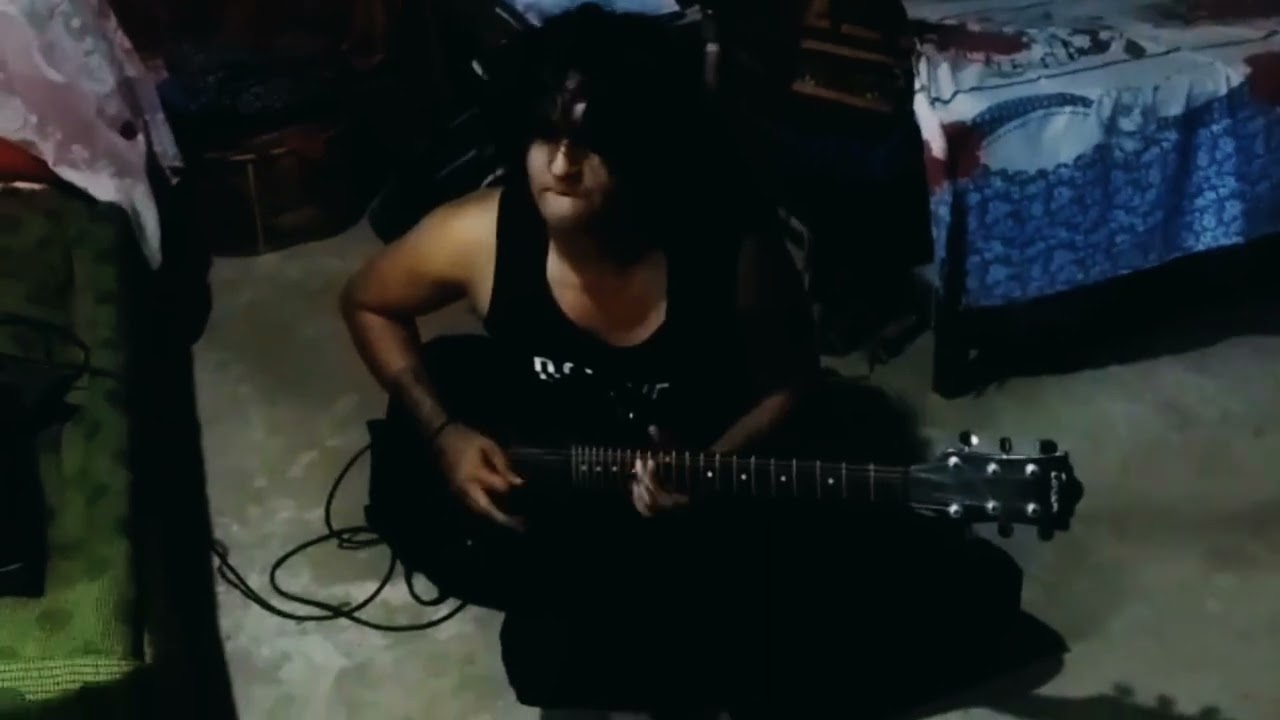 Em rock solo 🖤🎸#guitar #metal #guitarist