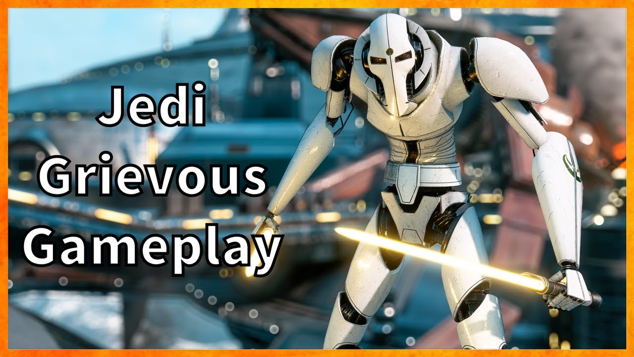 Jedi Grievous Gameplay Star Wars Battlefront 2