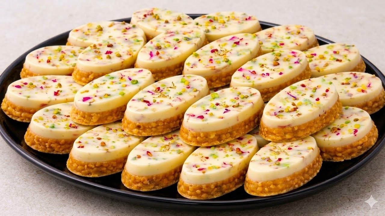 حلوة 10دقائق حمقات كل من ذقها 😍 بدون فرن ب2مكونات فقط حلوة لذيذة كتحمق اقتصادية وتعطي كمية كتيرة 