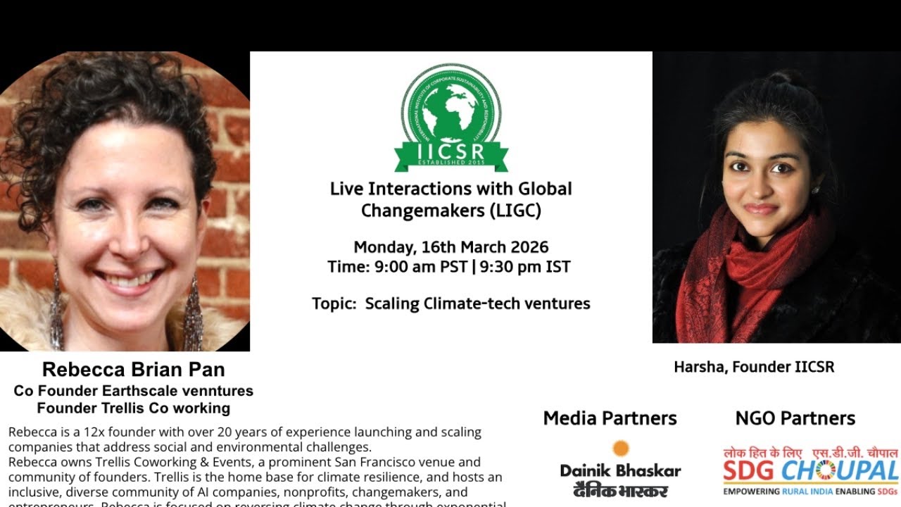 Scaling Climate-tech ventures with Rebecca Brian Pan