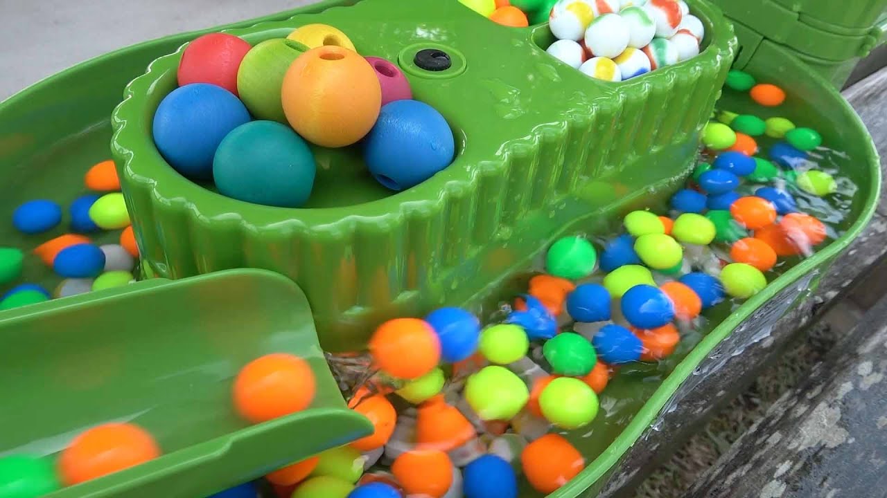 Marble Run Race ☆ 3 Bamboo Somen Water Slider