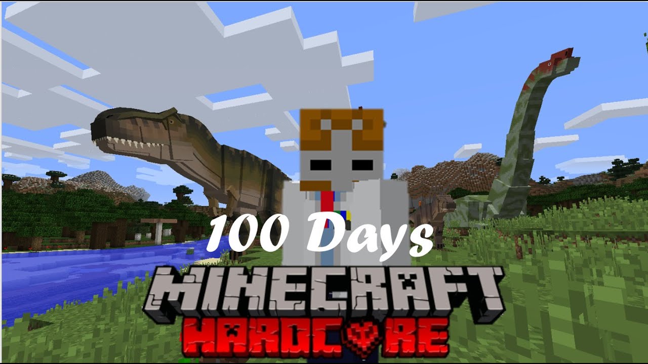 i spent 100 Days in Jurassic Park - Minecraft Survival